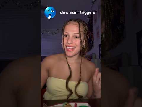fast or slow? #asmr #tingles #slowasmr
