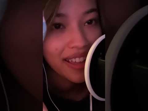whispers in both ears and a lot of tingles #asmrshorts #earasmr #mouthsounds #tingles #relaxing