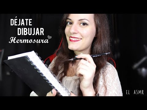 ♡ASMR español♡ DÉJATE DIBUJAR, HERMOSURA!♥ #2 *Roleplay Dibujante*