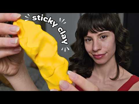 ASMR Satisfying CLAY Sticky Sounds for the Best Tingles