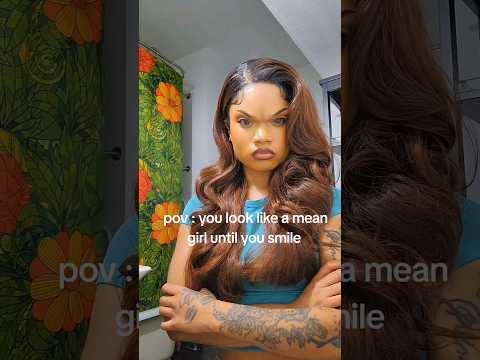 #pov everyone thinks you're mean until you smile 😳#shorts