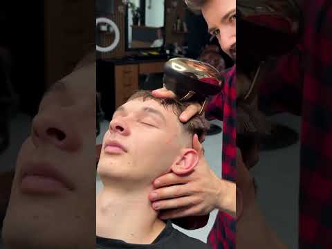 Want to see the full video?The video is now available on the channel🤗 #asmr #barber #relax #massage