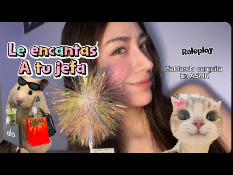 Jefa te trata muy lindo porque le encantas ROLEPLAY-ASMRhablanco cerquita🎙️🥰