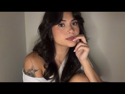 ASMR | Nervously Stuttering While Touching Your Face 👉🏻👈🏻