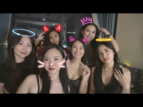 ASMR with my girls🍸(NIGHT OUT edition, first-time ASMR)