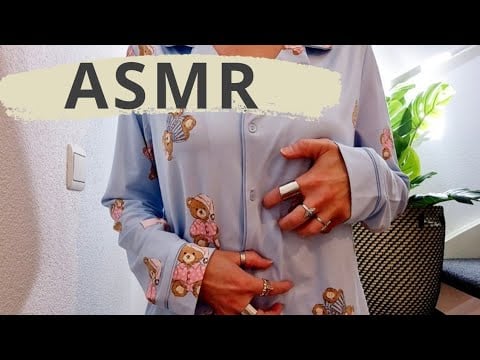 ASMR | PYJAMA FABRIC SCRATCHING & GRIPPY SOCKS 🧸💙 | COZY SLEEPWEAR RUBBING | NO TALKING