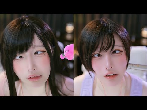 ASMR relax shop I  超绝颜艺 微表情 口腔音 耳边轻语❤️💖