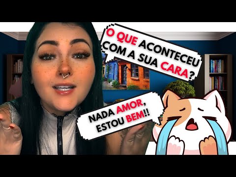 NAMORADA CUIDANDO DE VOCE DEPOIS DA BRIGA | ASMR Roleplay | O Mundo da Shay #asmr #roleplay