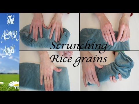 ASMR Sound Segment - Rice Bag Tapping and Scratching - No talking (Binaural - 3D Sound)