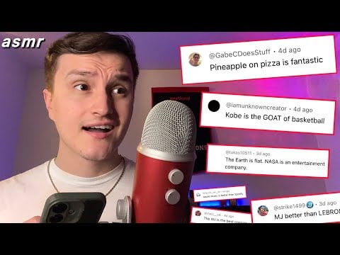 ASMR HOT TAKES 🔥 (reacting to YOUR opinions)