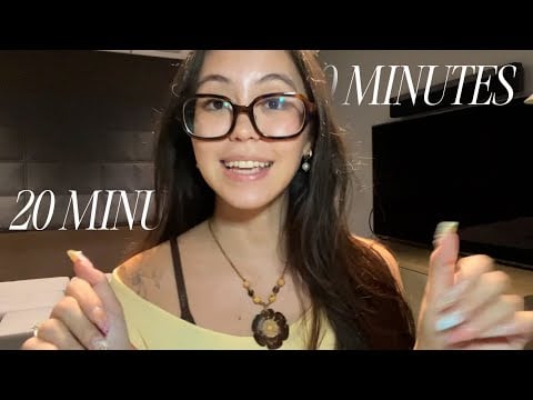 ASMR 20 Minutes of Tingly Triggers ✨ Mouth Sounds, Finger Drawing, Nail Tapping + Visualizations