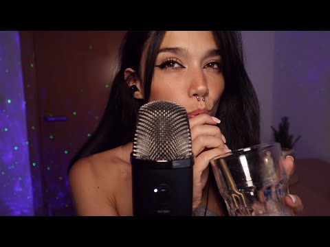 ASMR con AGUA 💧| Blue Yeti X