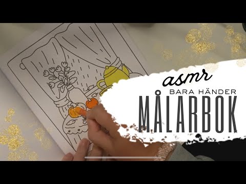ASMR på svenska: Mysig målarbok & ramble 🧡