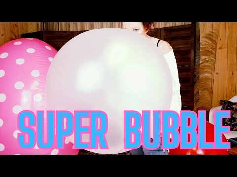 Super Bubble Bubble Gum is Amazing!! No talking ASMR BREATHING SOUNDS