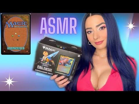 ASMR Magic The Gathering Final Fantasy X Cards (Soft Spoken) 
