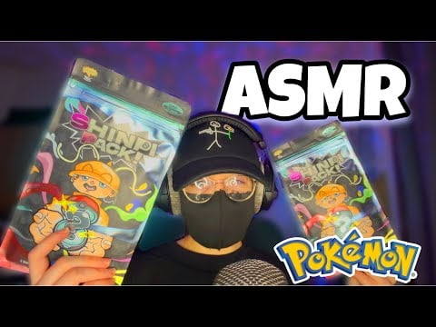 ASMR Français • OUVERTURE DE 2 SHINPI PACK POKÉMON ! 😴 (mystery pack Pokémon)