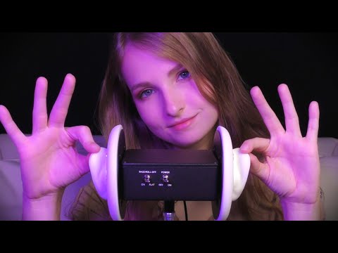 ASMR | 3DIO Binaural Ear Massage (ear cupping, tapping, blowing)