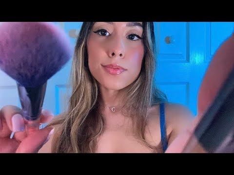 ASMR Doing Your Makeup For Your Date ♥️ (personal attention)