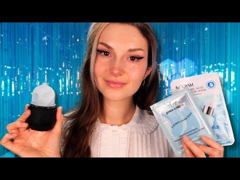 ASMR Winter Spa Roleplay | Skincare Treatment, Ice Globes, Gua Sha, & More