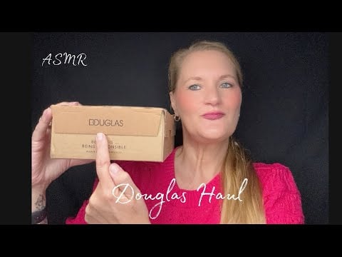 ASMR German • Tingly Douglas Haul • Tapping • Whispering • what’s in my bag • shopping