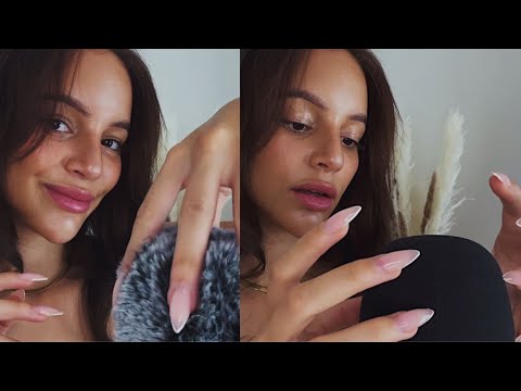 ASMR | MIC SCRATCHING - MIC PUMPING - LONG NAILS