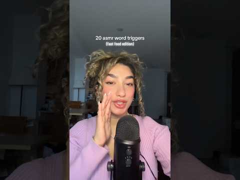 asmr words but make it food edition