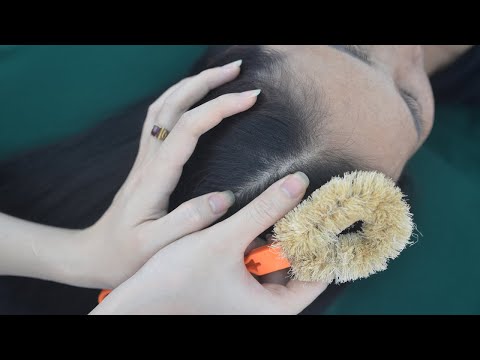 ASMR Hair Sounds With Scalp Scratching, Scalp Massage, Scalp Tingles For Stress Relief