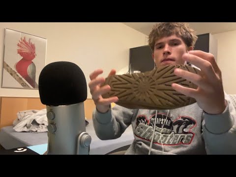 asmr sleepy shoe collection (shoe creasing)