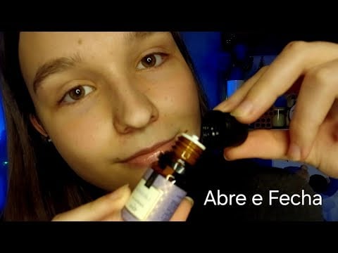ASMR SONS DE TAMPINHAS open and close, abrindo e fechando potes