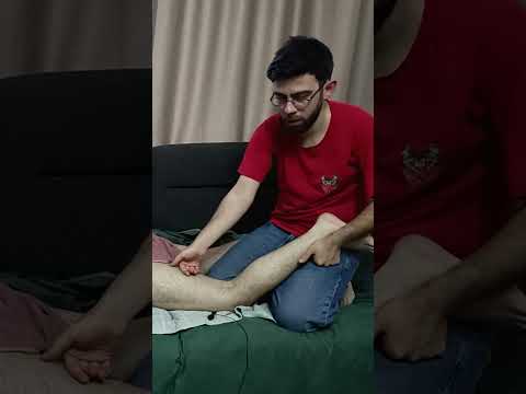 HAMSTRING MASSAGE WITH THE MOST RELAXING TECHNIQUES #satisfying #relaxing #asmr #shorts
