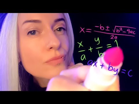 ASMR | Using Your Face...To Solve Maths Equations 📝