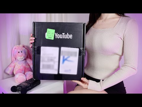 AMSR(Sub) Q.When will you show your face? 100K QnA / Silver Play Button Unboxing