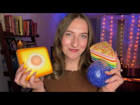 ASMR Playing with Squishies 💛 Sticky, Tapping & Scratching Triggers 💤