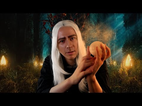 🧝 ASMR Fantasy Roleplay: Learn Elvish in a Mystical Forest