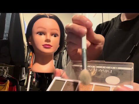 ASMR Makeup Instructor Role Play (brushing & rummaging)