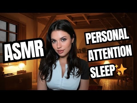 ASMR Personal Attention to Help You Sleep 😴 | Soft Face Tracing, Ear to Ear Whispering & Tapping