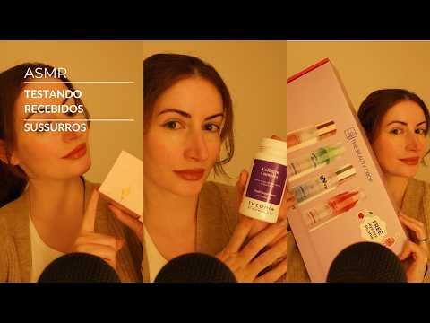 ASMR: Sussurros - Testando recebidos com vocês ♥ | Solange Prata