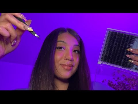 ASMR POV: Doing Your Lash Extensions 👁️ (Realistic)