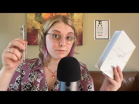 ASMR cranial nerve exam but just a little weird 🧐