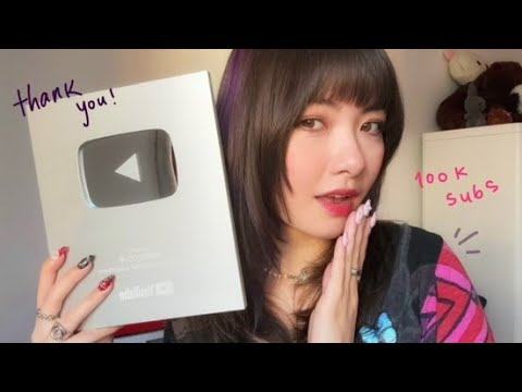 ASMR ☆ 10万人ありがとう ♫  銀の盾 lofi (eng subs)