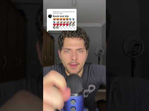 ASMR EMOJI CHALLENGE 🤬🗣️🥥♥️🍳🥄 #asmr #asmrfrançais #emojichallenge #shorts