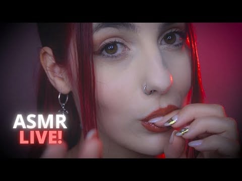 LIVE ASMR! Whispers, Mouth Sounds, Kisses and more 06/06