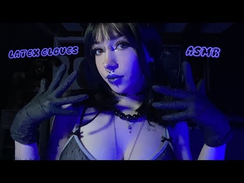 Latex Gloves & Fluffy Gloves ASMR | Mic Rubbing, Hand Sounds, Whispering 