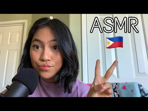ASMR Tagalog Trigger Words 🇵🇭[hand movements, mouth sounds, whispering]