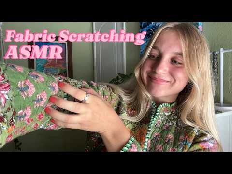 Fabric Scratching & Tapping ASMR 😴🌺
