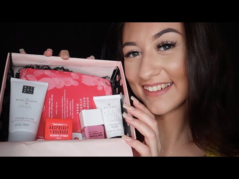 [ASMR] Glossybox April Unboxing 💕