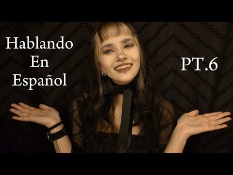 ASMR🖤 Speaking Spanish | Whispering My Favorite Spanish Words🎃Halloween Edition 