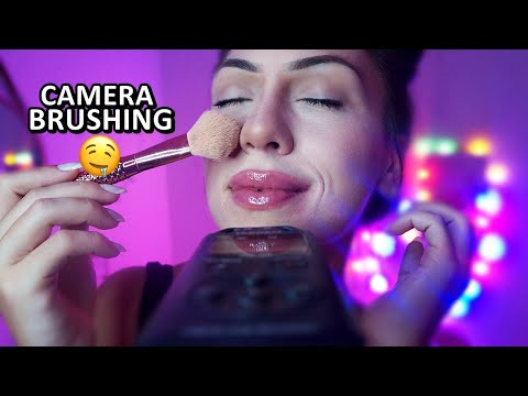 ASMR: ADORMECER rápido com CAMERA BRUSHING e SUSSURROS no seu ROSTO