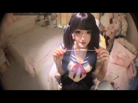 Sleep Relax ASMR | Cute Girl Gentle Scraping & Whisper Sounds