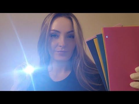 ASMR Cranial Nerve Exam, Eye Exam, Ear Exam, Lice, Tattoo, TSA Pat Down (compilation)